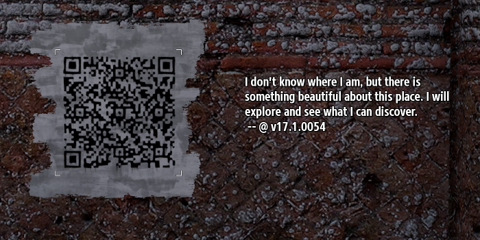 An early in-game QR code